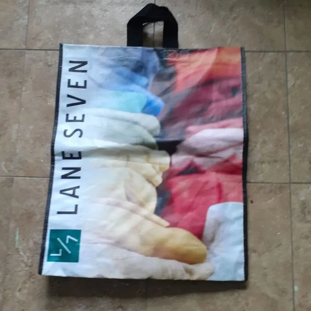 Lane Seven L/7 Reusable Grocery Laundry Bag Lot of Two Sz 20